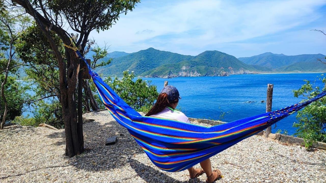 Mirador Playa Cristal Tayrona Hotell Nenguange Exteriör bild